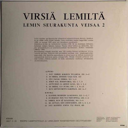 Lemin Seurakunta veisaa 2 1970’s LSLP-2-33 Virsiä Lemiltä Used LP