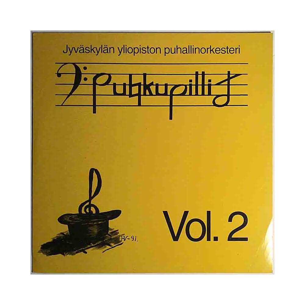 Jyväskylän yliopiston puhallinorkesteri: Puhkupillit Vol.2  kansi EX levy EX Käytetty LP