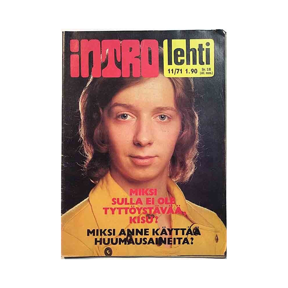 Intro 1971 11 Jarno Sarjanen on oppinut countryn, elämän kautta used magazine