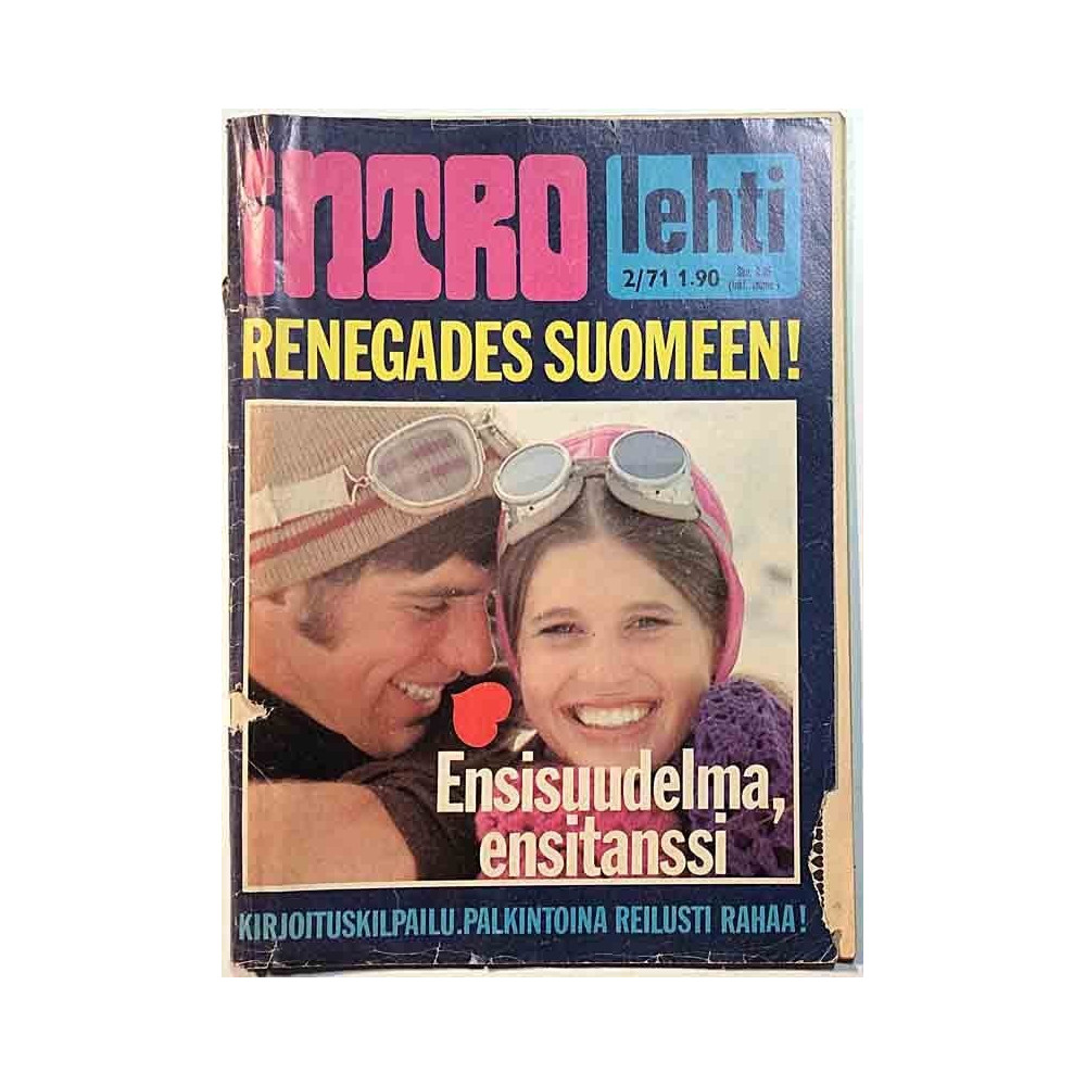 Intro 1971 2 Renegades Suomeen, Porvoo on mätä paikka used magazine