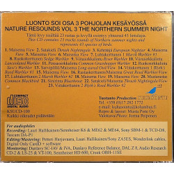 Hallikainen Lauri Nature resounds vol 3 2000 KSUCD-100 Pohjolan kesäyössä Used CD