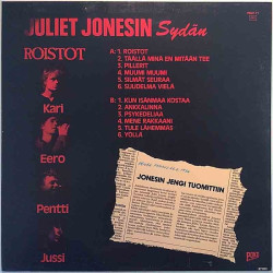 Juliet Jonesin Sydän 1986 PÄLP 71 Roistot Used LP