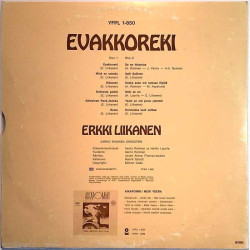 Liikanen Erkki: Evakkoreki  kansi VG levy EX Käytetty LP