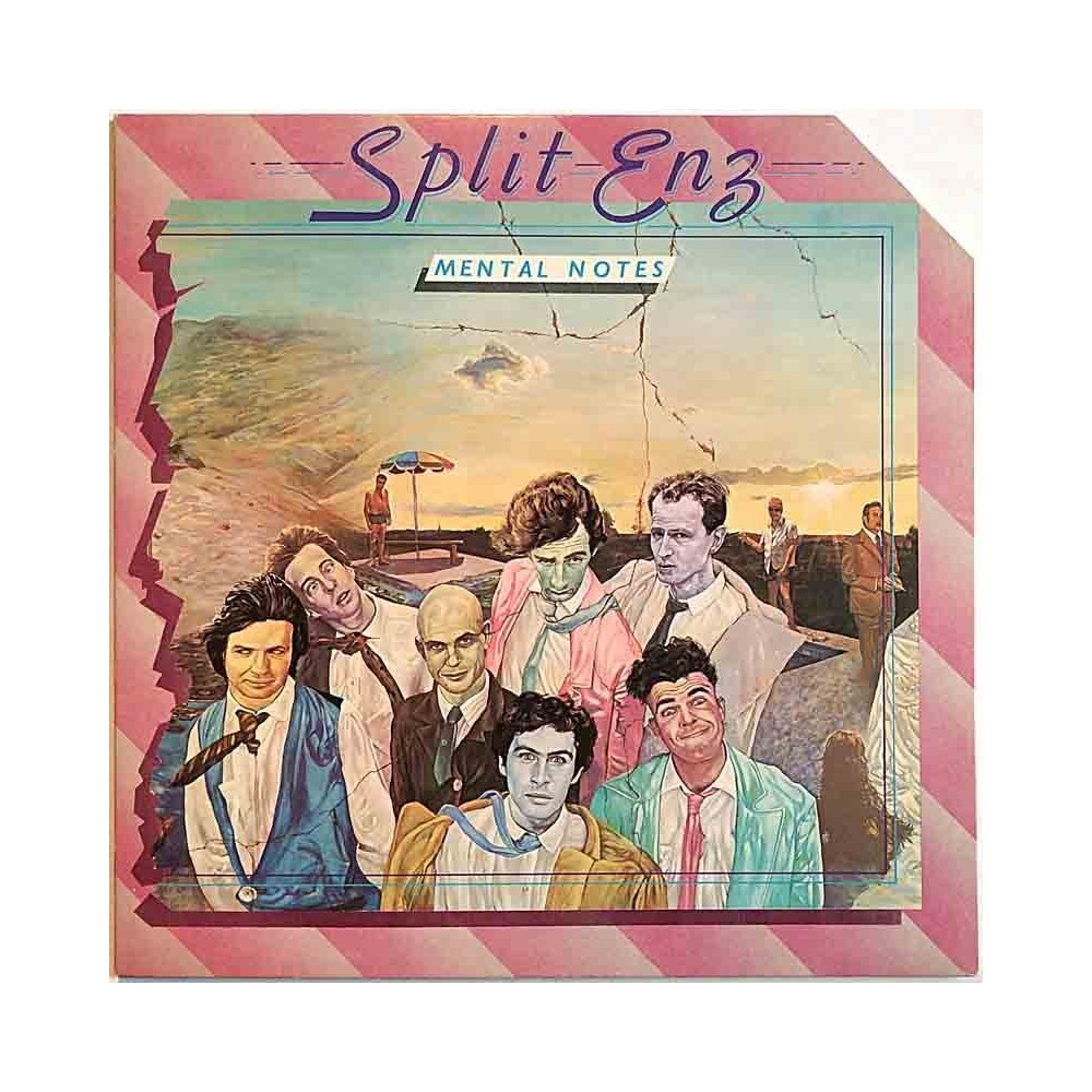 Split Enz 1976 CHR 1131 Mental Notes Begagnat LP