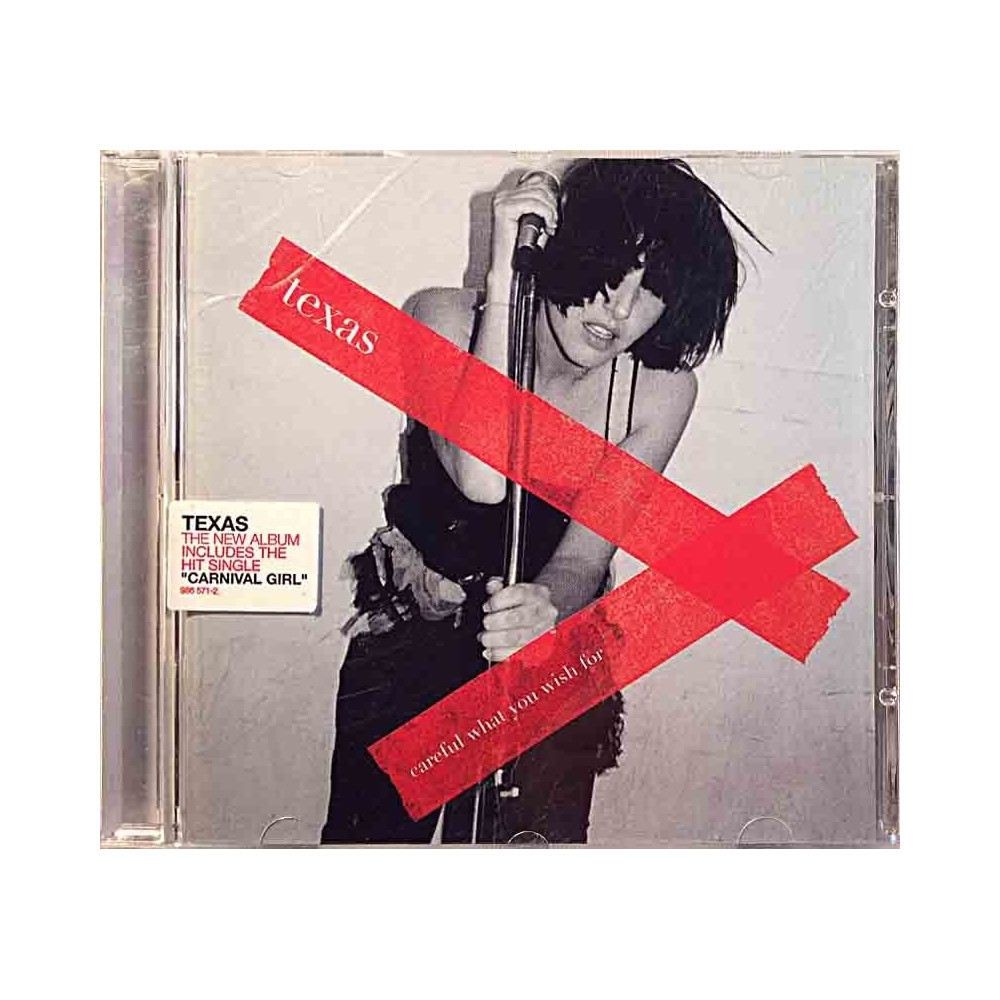 Texas: Careful What You Wish For  kansi EX levy EX Käytetty CD