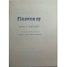 Finnvox oy : Hinnasto LP- ja CD-levyjen masterointi ja valmistus - Printed matter