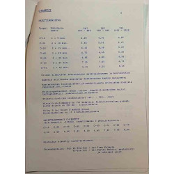 Finnvox oy : Hinnasto LP- ja CD-levyjen masterointi ja valmistus - Printed matter