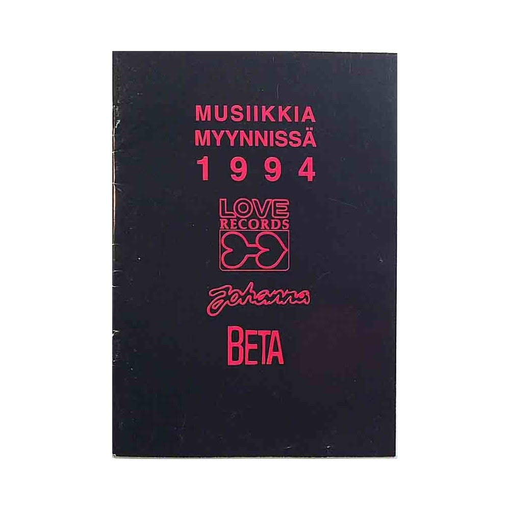 Musiikkia myynnissä : Love Records, Johanna, Beta - Printed matter