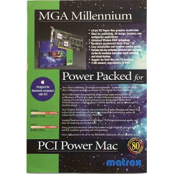MGA Millennium 4 MB memory : Power Packed for PCI Power Mac - Printed matter