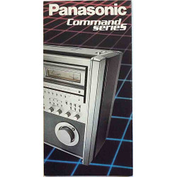 Panasonic Command series 1983  RF-2200 to RF-9000 Take Command of the World Painotuote
