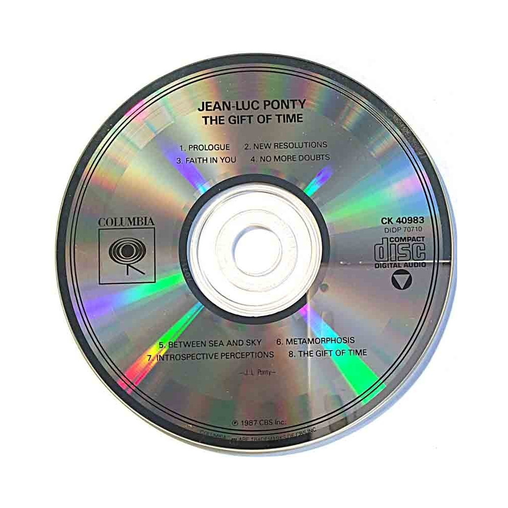 Ponty Jean-Luc 1987 CK 40983 GIFT OF TIME CD no sleeve