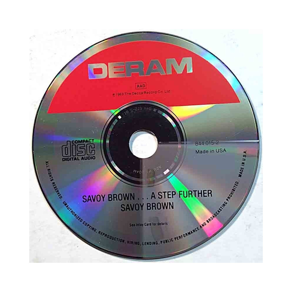 Savoy Brown 1969 844 015-2 ....A Step Further CD utan omslag
