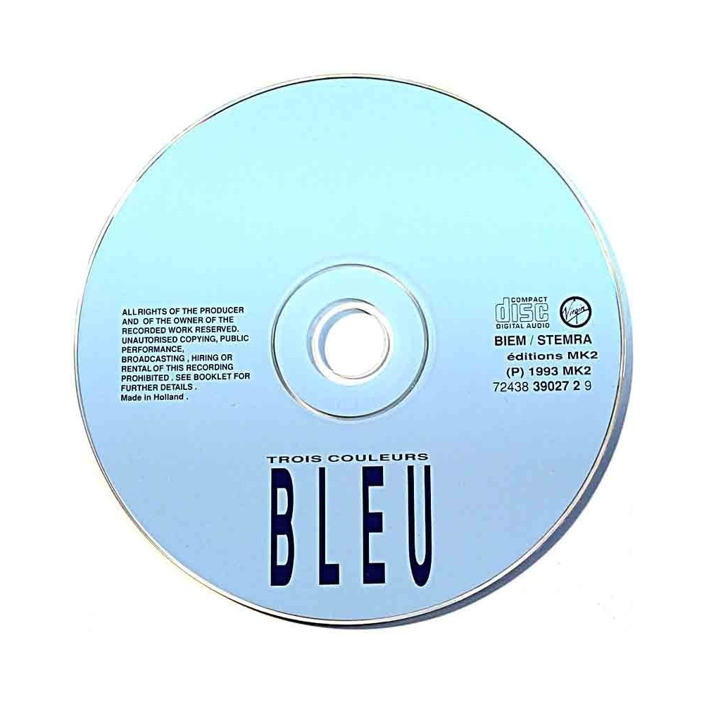 Soundtrack: Trois Couleurs Bleu  kansi Ei kuvakantta levy EX kanneton CD