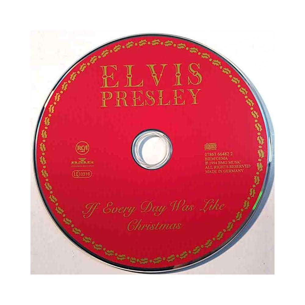 Elvis: If Every Day Was Like Christmas  kansi Ei kuvakantta levy EX kanneton CD