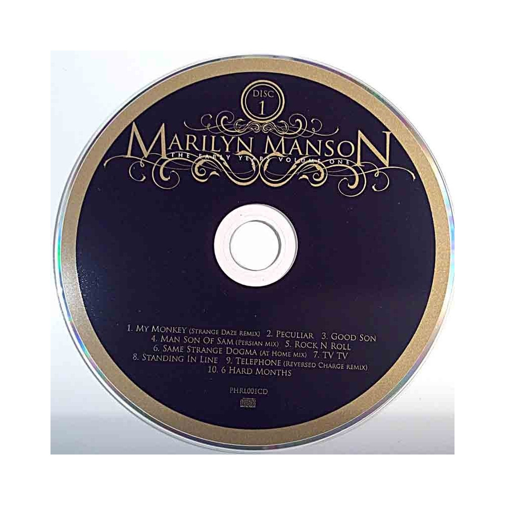 Marilyn Manson 19??  Early Years Volume 1 3cd CD no sleeve