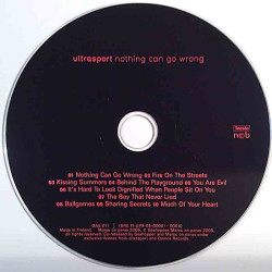 Ultrasport 2005 GAS 4 Nothing Can Go Wrong CD no sleeve