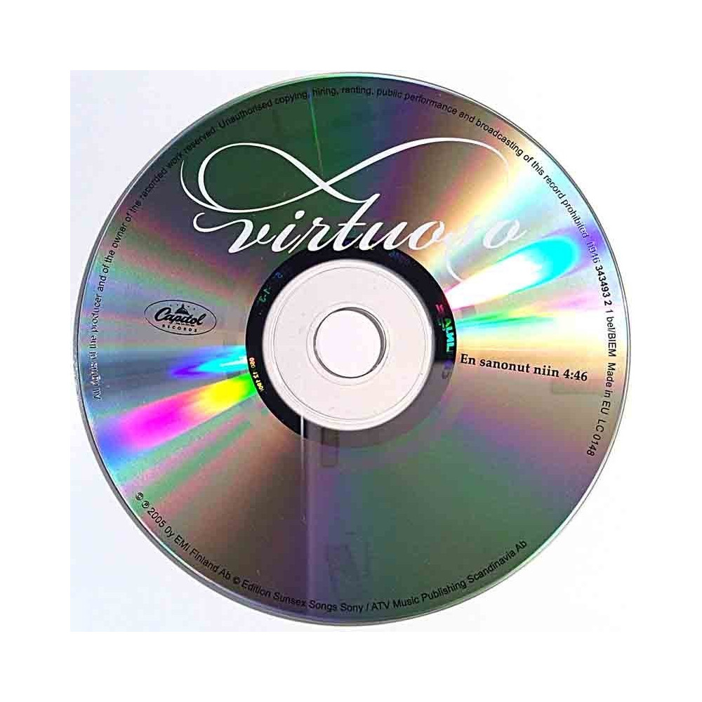 Virtuoso: En Sanonut Niin Cd5  kansi Ei kuvakantta levy EX kanneton CD