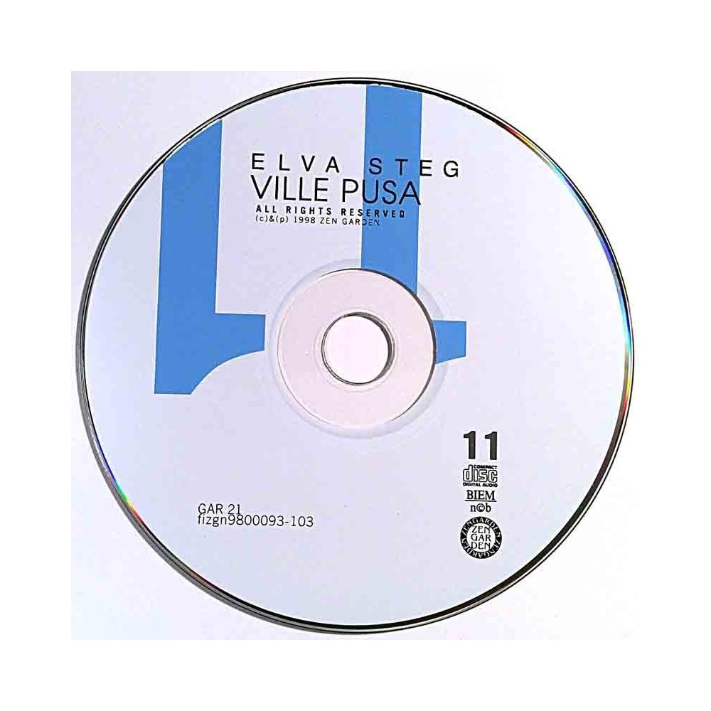 Pusa Ville 1998 GAR 21 Elva Steg CD utan omslag