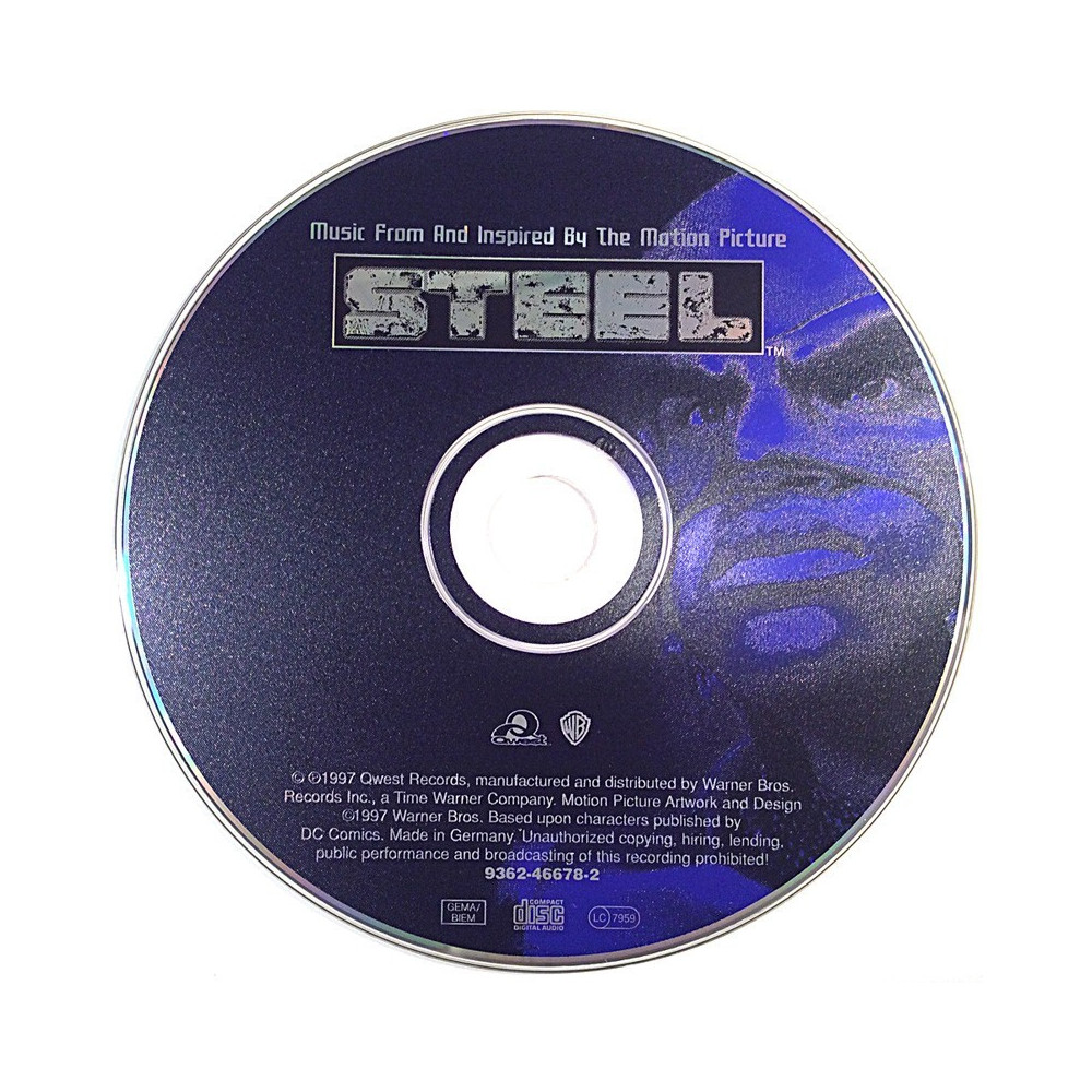 Soundtrack Rap: Steel  kansi Ei kuvakantta levy EX kanneton CD