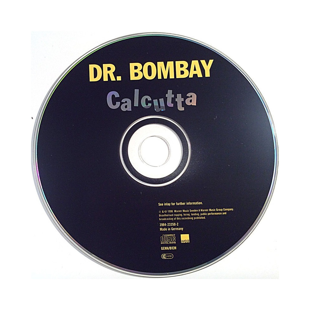 Dr.bombay 1998 3984-23350-2 Calcutta +3 cd-single CD no sleeve