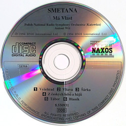Smetana Bedrich 1959 458 180-2 Ma Vlast CD utan omslag