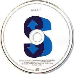 S Club 7: 7  kansi Ei kuvakantta levy EX kanneton CD