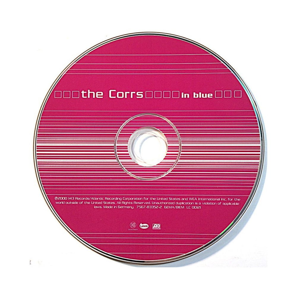 Corrs: In Blue -Special Edition 2CD  kansi Ei kuvakantta levy EX kanneton CD