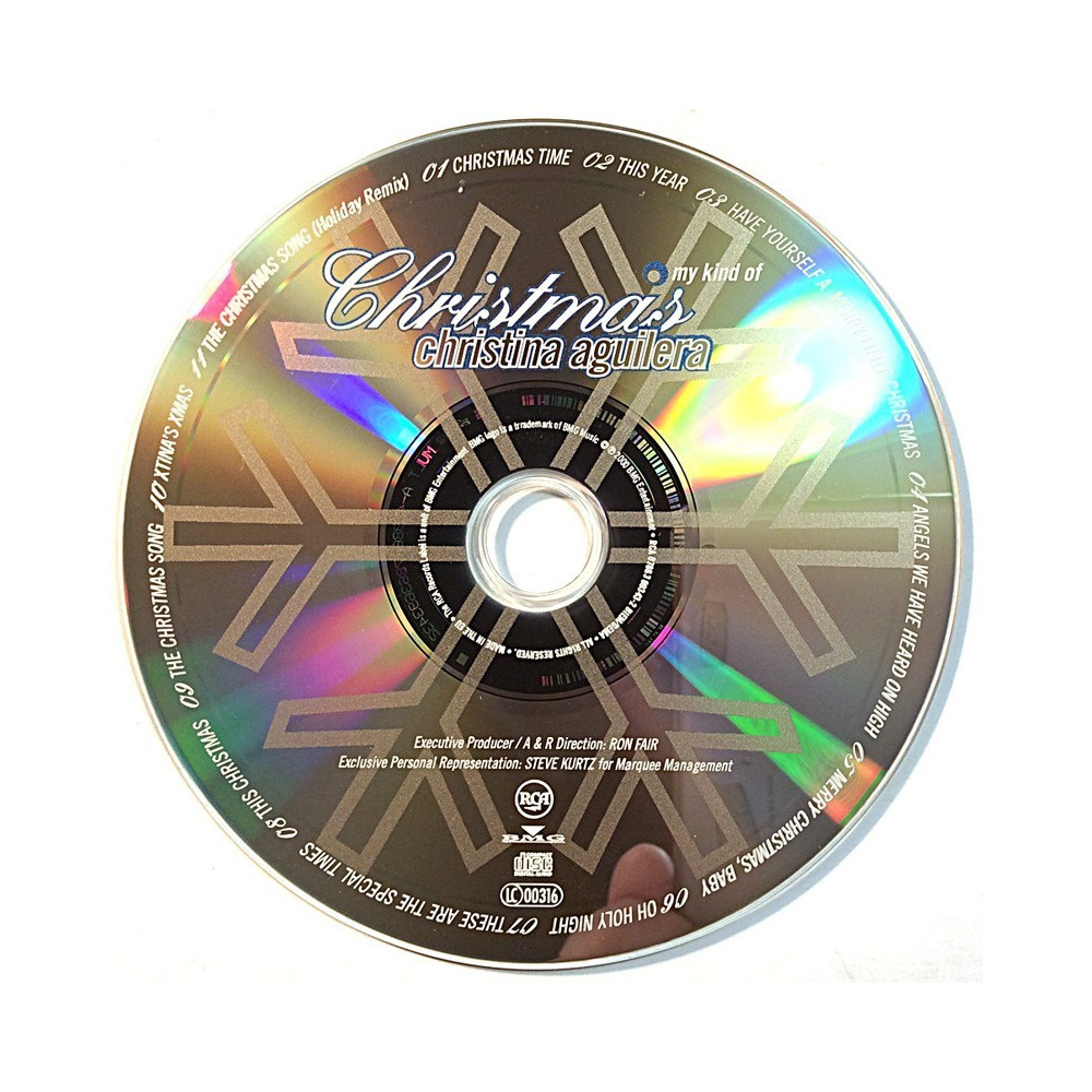 Aguilera Christina 2000  My Kind Of Christmas CD no sleeve