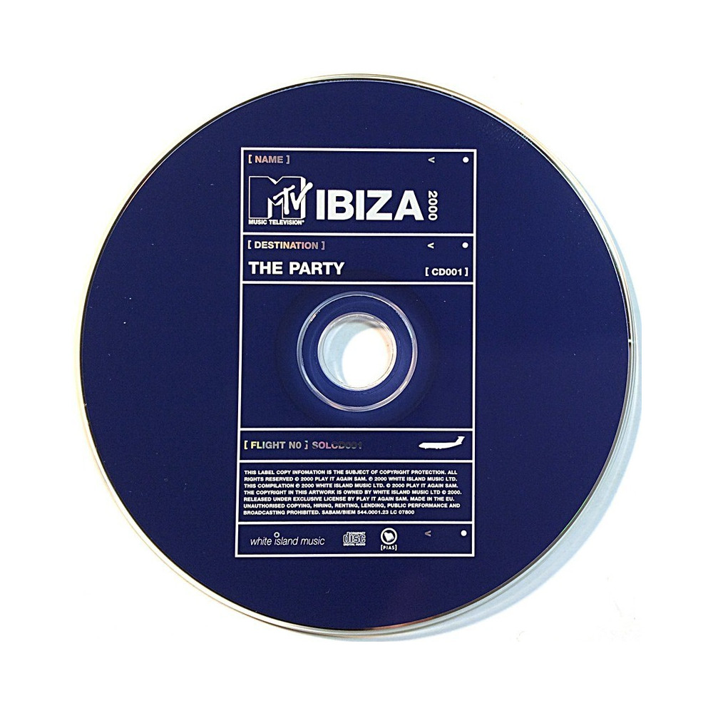 Various Artists 2000 SOLCD 1 MTV Ibiza Party 2000 2CD CD no sleeve