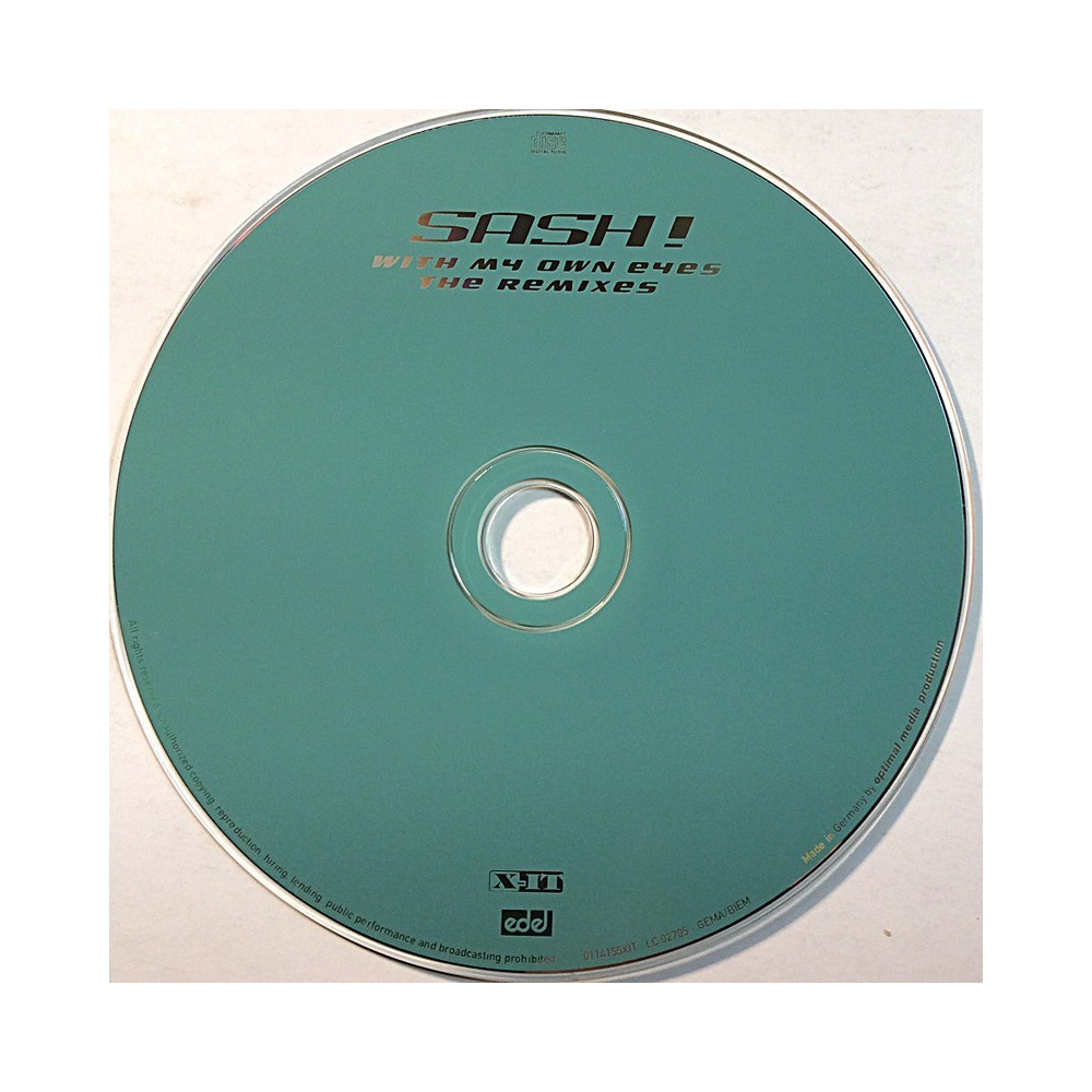 Sash! 2000 0114155 XIT With My Own Remix Cd-Single/Maxi CD no sleeve