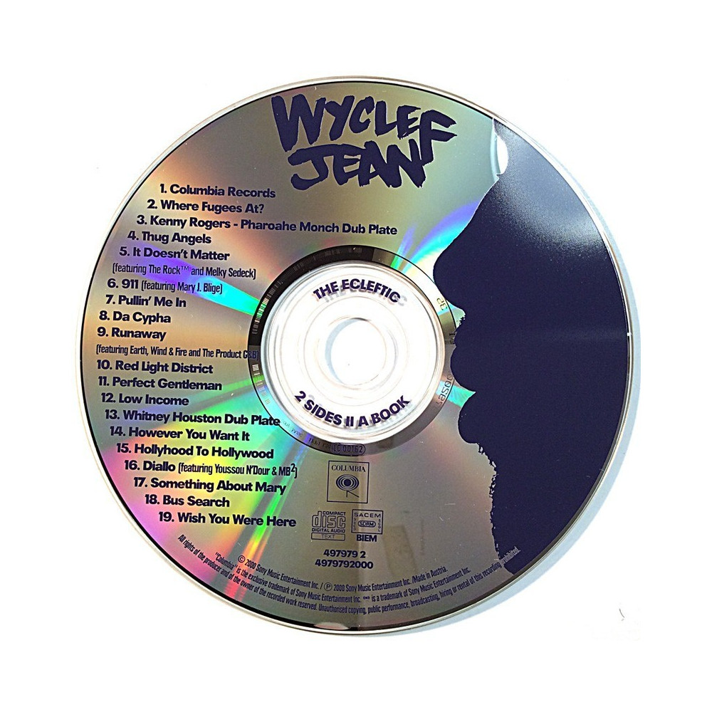 Wyclef Jean 2000 4979792 Ecleftic CD no sleeve