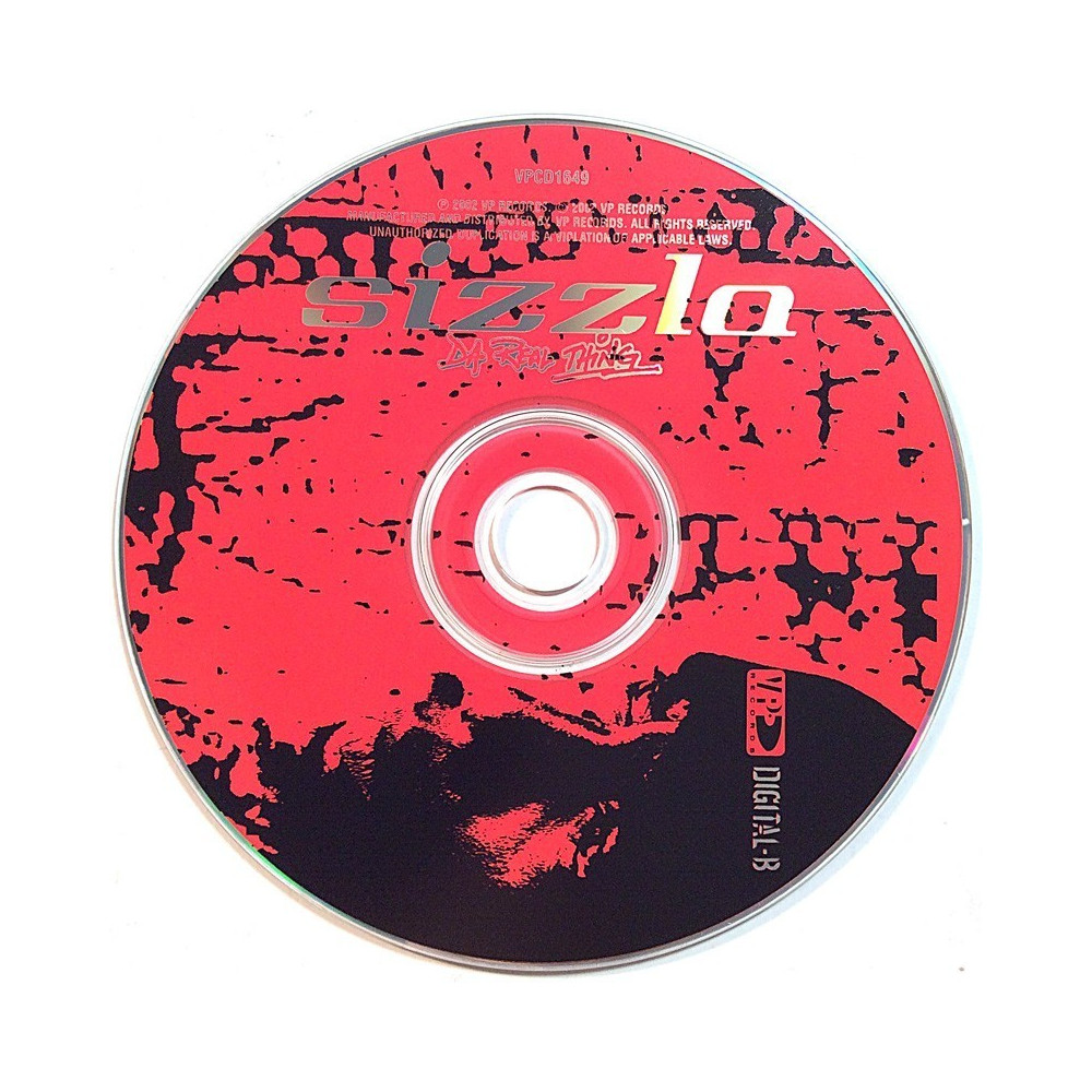 Sizzla 2002 VPCD 1649 Da Real Thing CD no sleeve