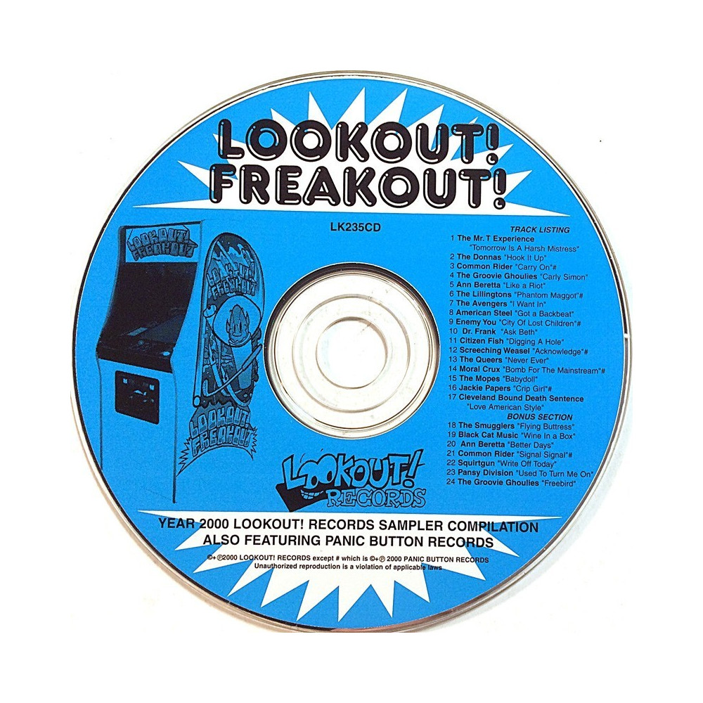 Various Artists 2001 LK-275CD Lookout! Freakout Episode 2. CD no sleeve