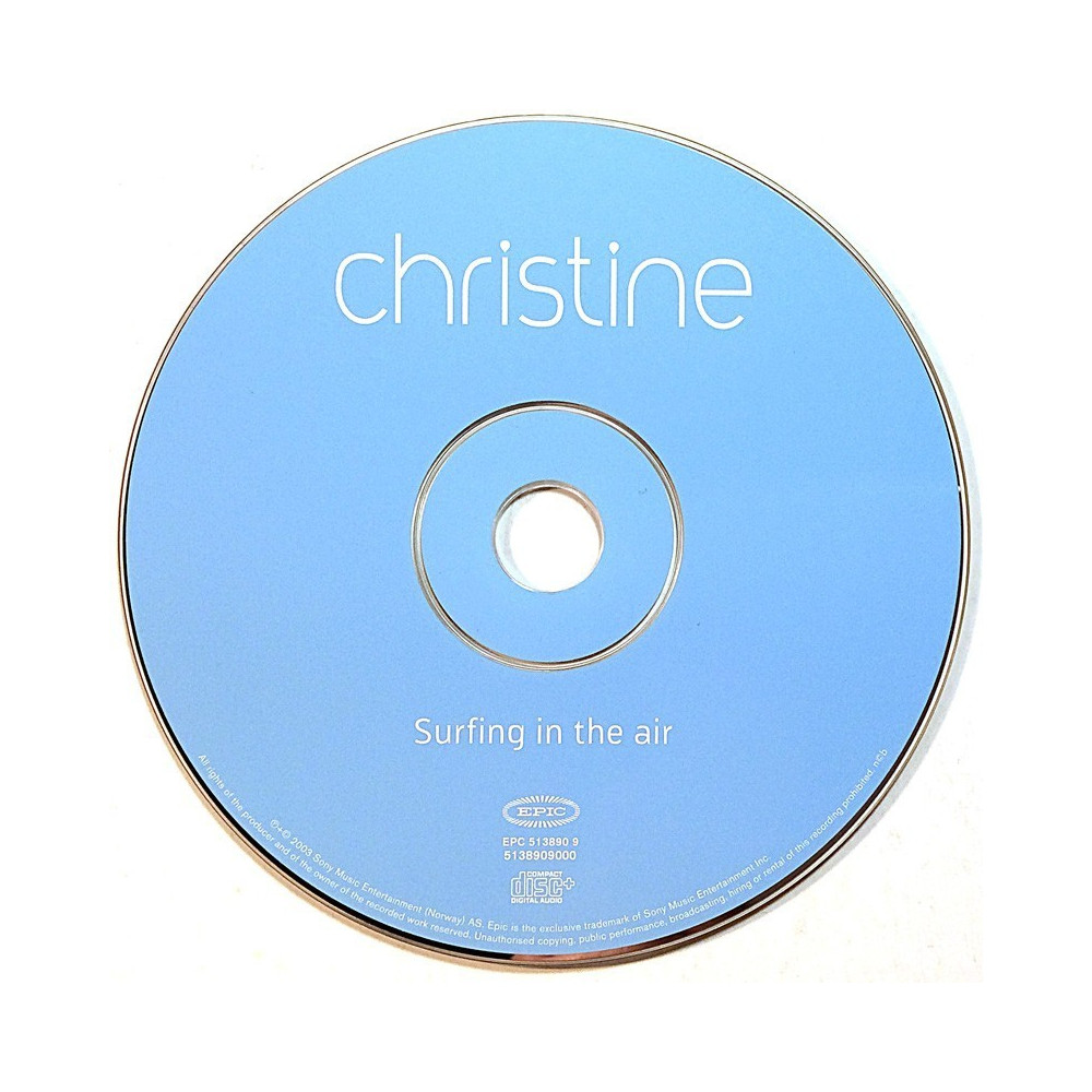 Christine 2003 5138909 Surfing In The Air CD no sleeve