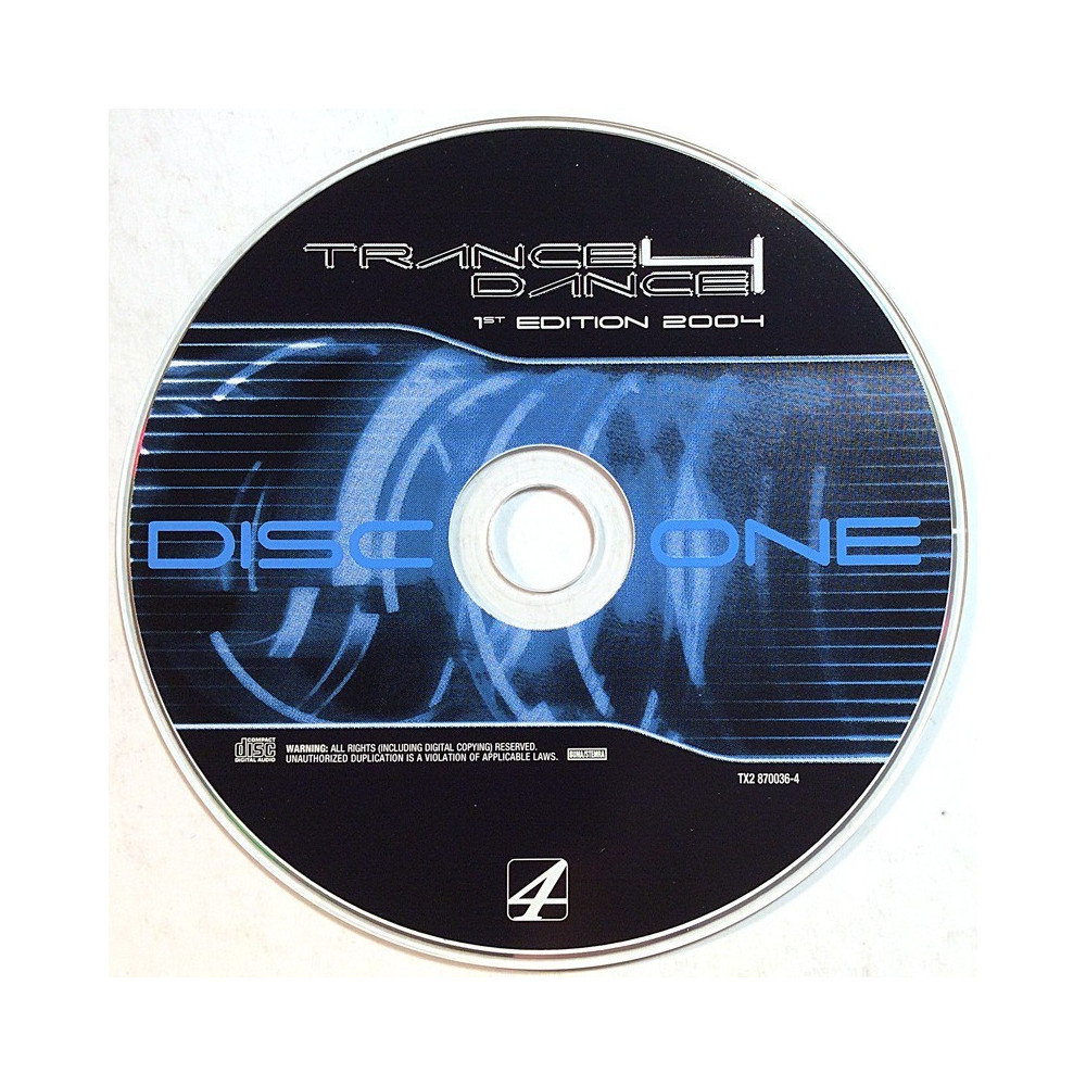 Various Artists 2004 TX 2870036-4 Trance4dance 2CD CD no sleeve