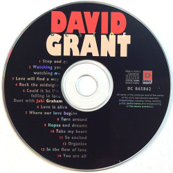 Grant David 1996 DC 865862 Best of CD utan omslag
