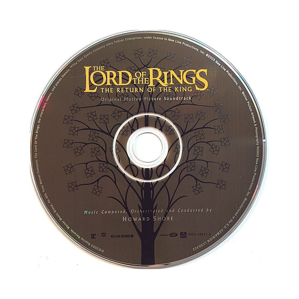 Shore Howard 2003 9362-48521-2 Lord Of The Rings: The Return Of The King CD utan omslag