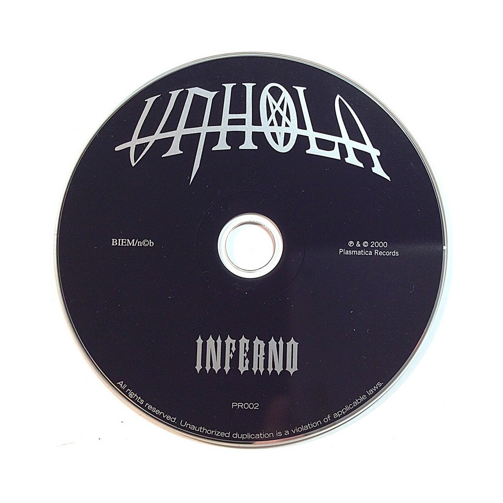 Unhola 2000 PR002 Inferno CD no sleeve