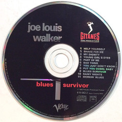 Walker Joe Louis 1993 519 063-2 Blues Survivor CD utan omslag