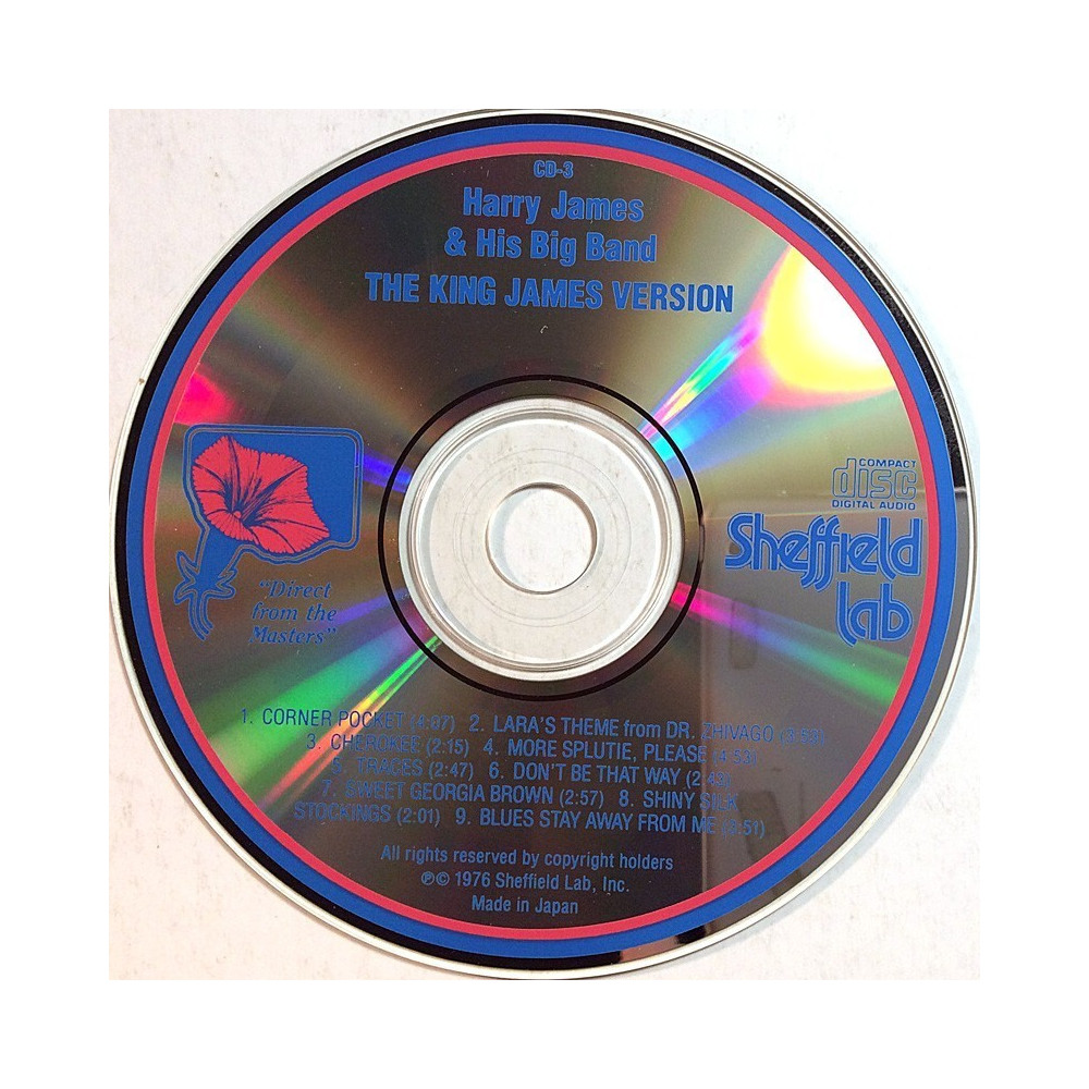 Harry James & His Big Band: The King James Version  kansi Ei kuvakantta levy VG+ kanneton CD