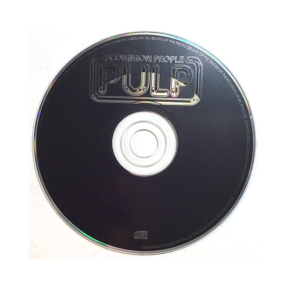 Pulp 1995 854341-2 Common People cd-single CD no sleeve
