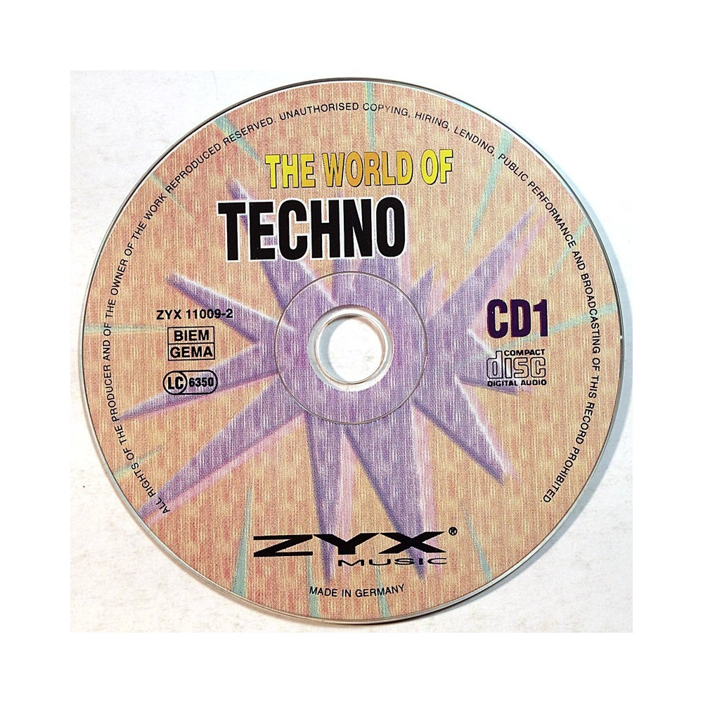 Various Artists 1996 11009-2 World Of Techno 2CD CD utan omslag