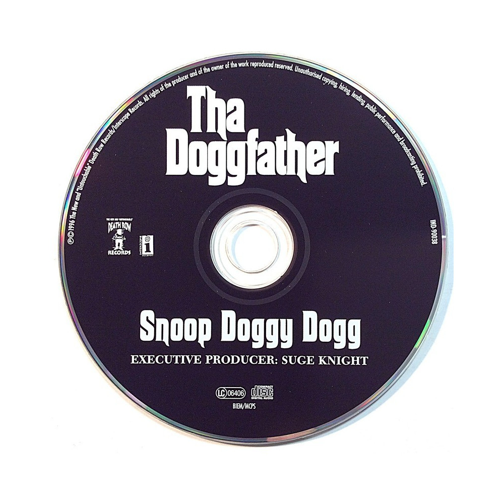 Snoop Doggy Dogg 1996 DROW 117 Tha Doggfather CD no sleeve